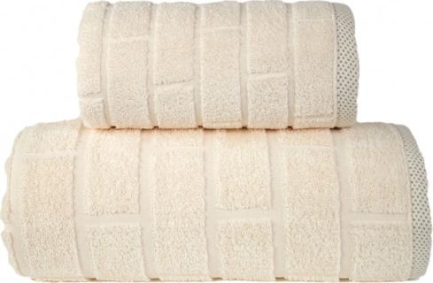 Greno RĘCZNIK "GRENO" BRICK 70X140 KREMOWY