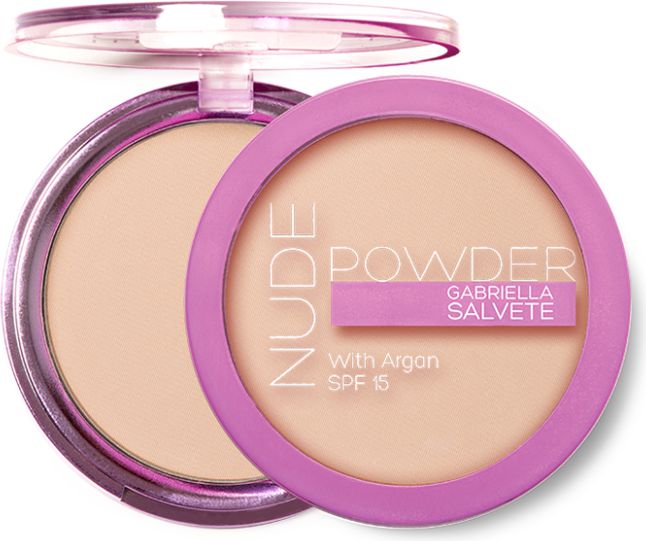 Gabriella Salvete Nude Powder SPF15 Puder do twarzy 04 Nude Beige 8g