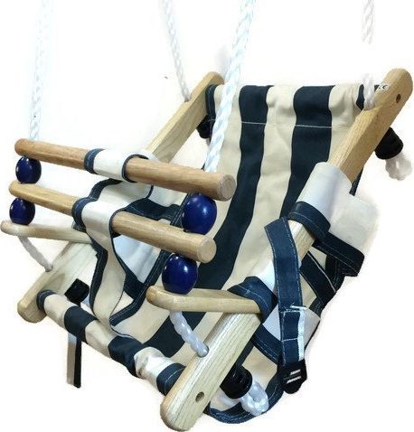 Huśtawka Heze Drewniana huśtawka dla dzieci RETRO swing (CW-2022 / 77006)