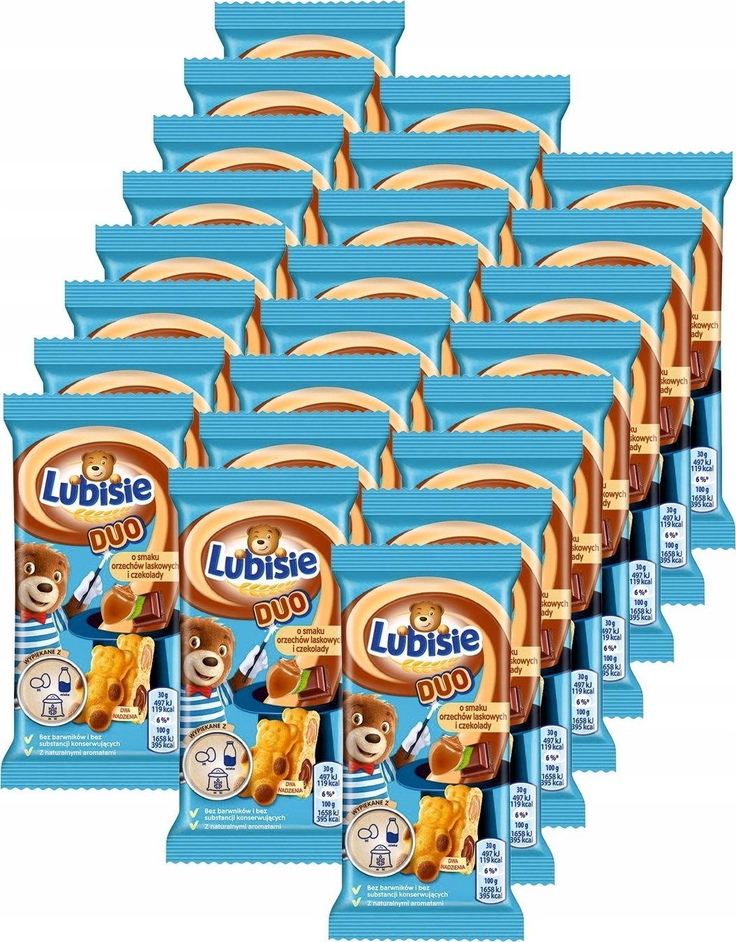 Mondelez Ciastka Lubisie DUO ORZECH CZEKOLADA 24SZT