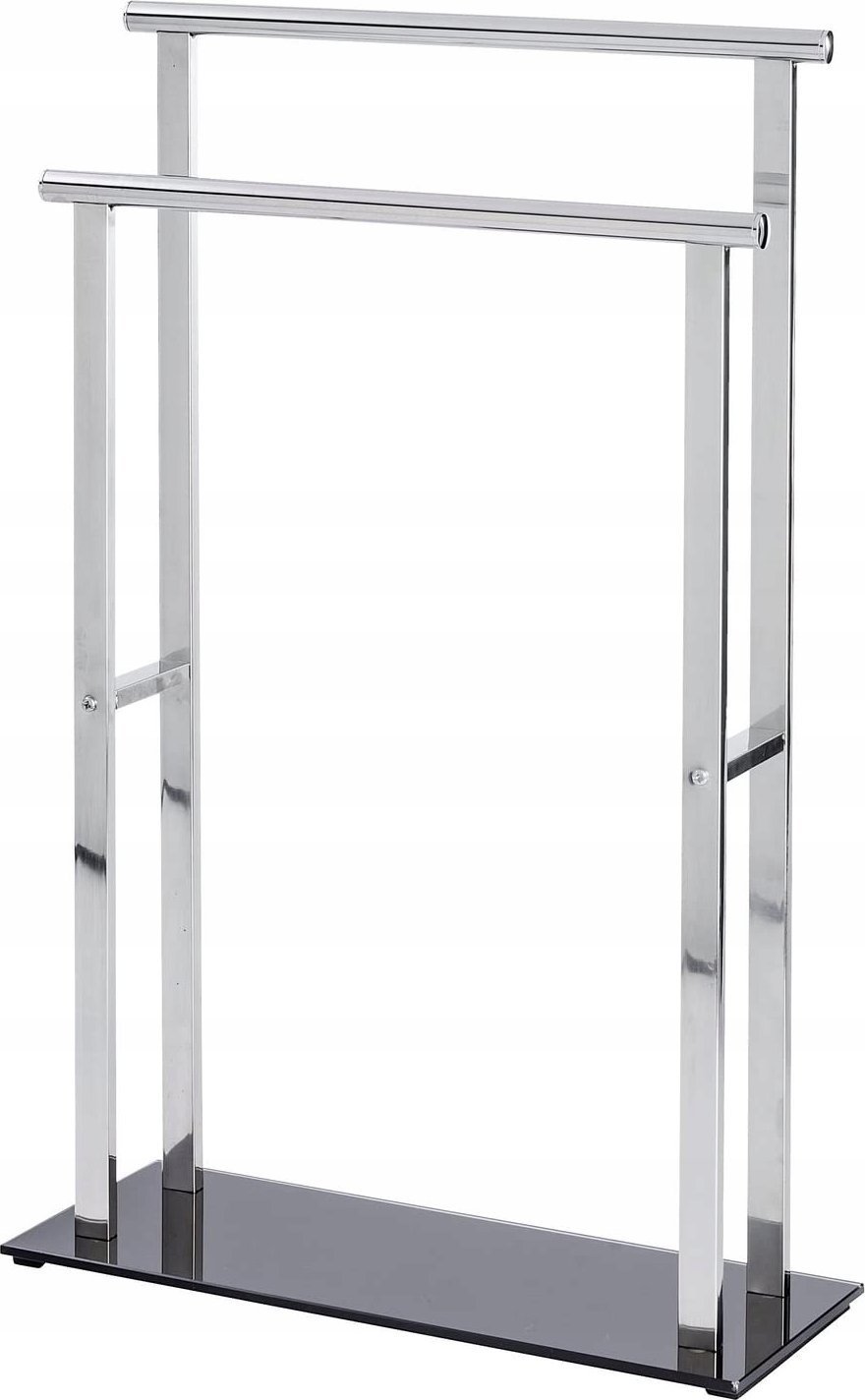 Wenko Stojak na ręczniki LAVA - 2 ramienny, stal nierdzewna, WENKO