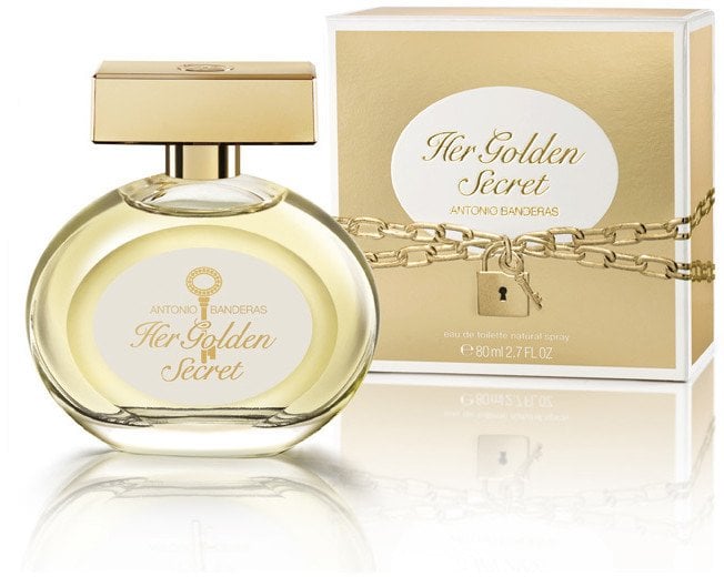 Tualetinis vanduo Antonio Banderas Her Golden Secret EDT moterims, 80 ml