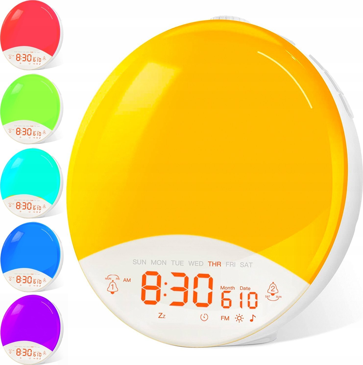 BUDZIK ELEKTRONICZNY SUNSET CLOCK HD03