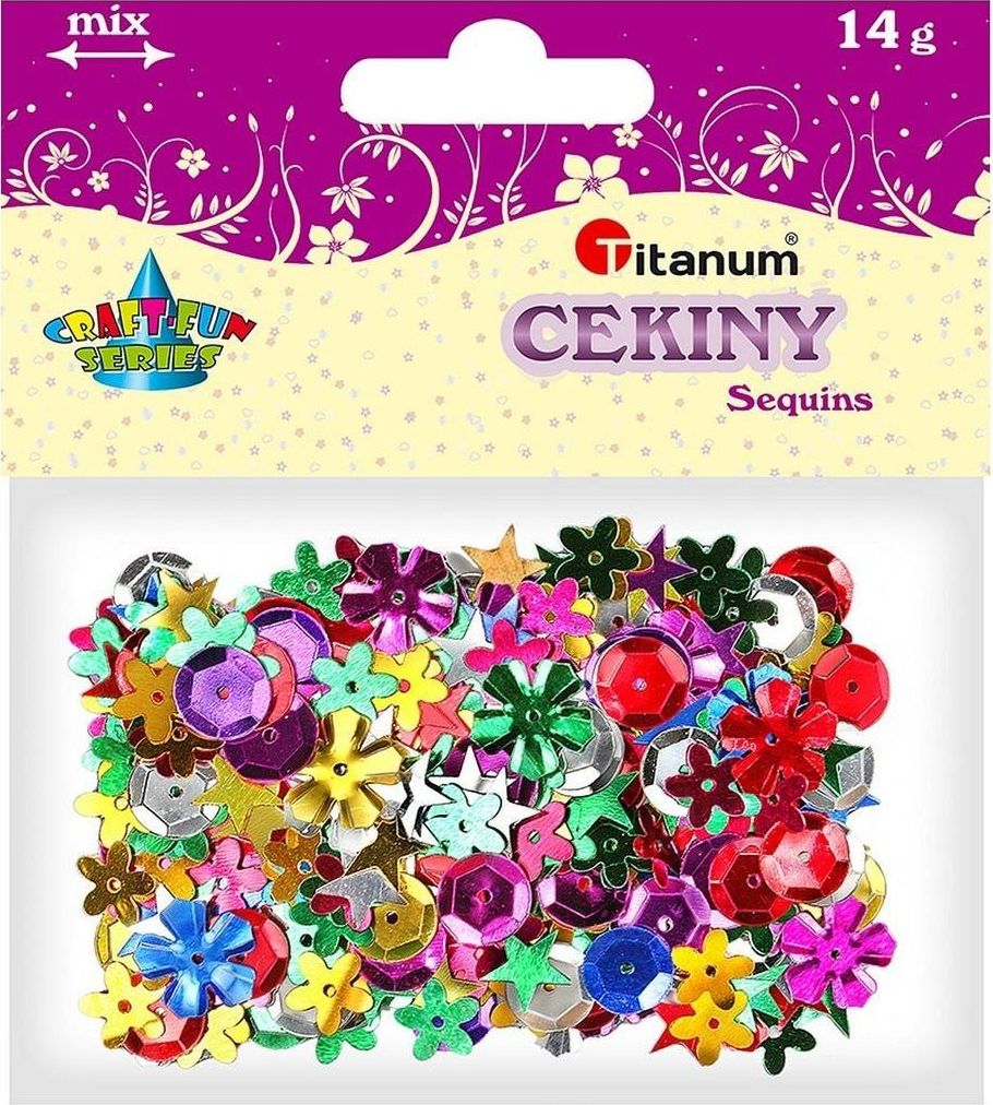 Titanum Cekiny metaliczne mix