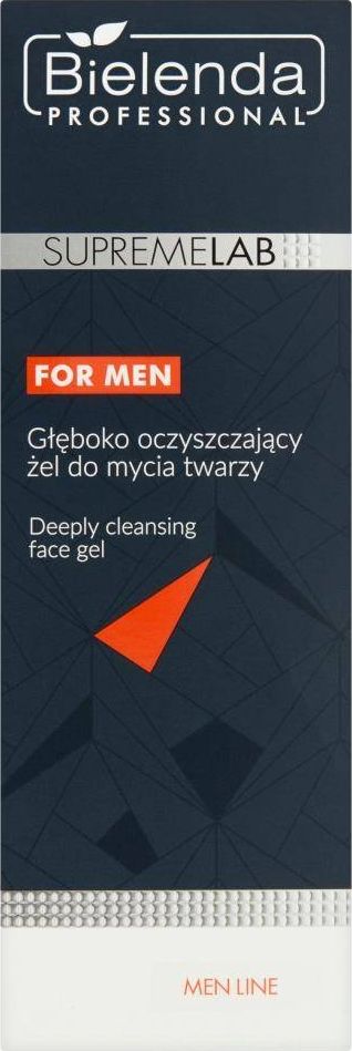 Bielenda SupremeLab Men Line głęboko oczyszczający żel do mycia twarzy 200ml