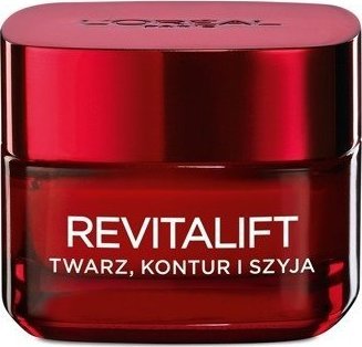 Loreal Loreal REVITALIFT Kontur twarzy i szyja Krem napinający przeciwzmarszczkowy i ujędrniający