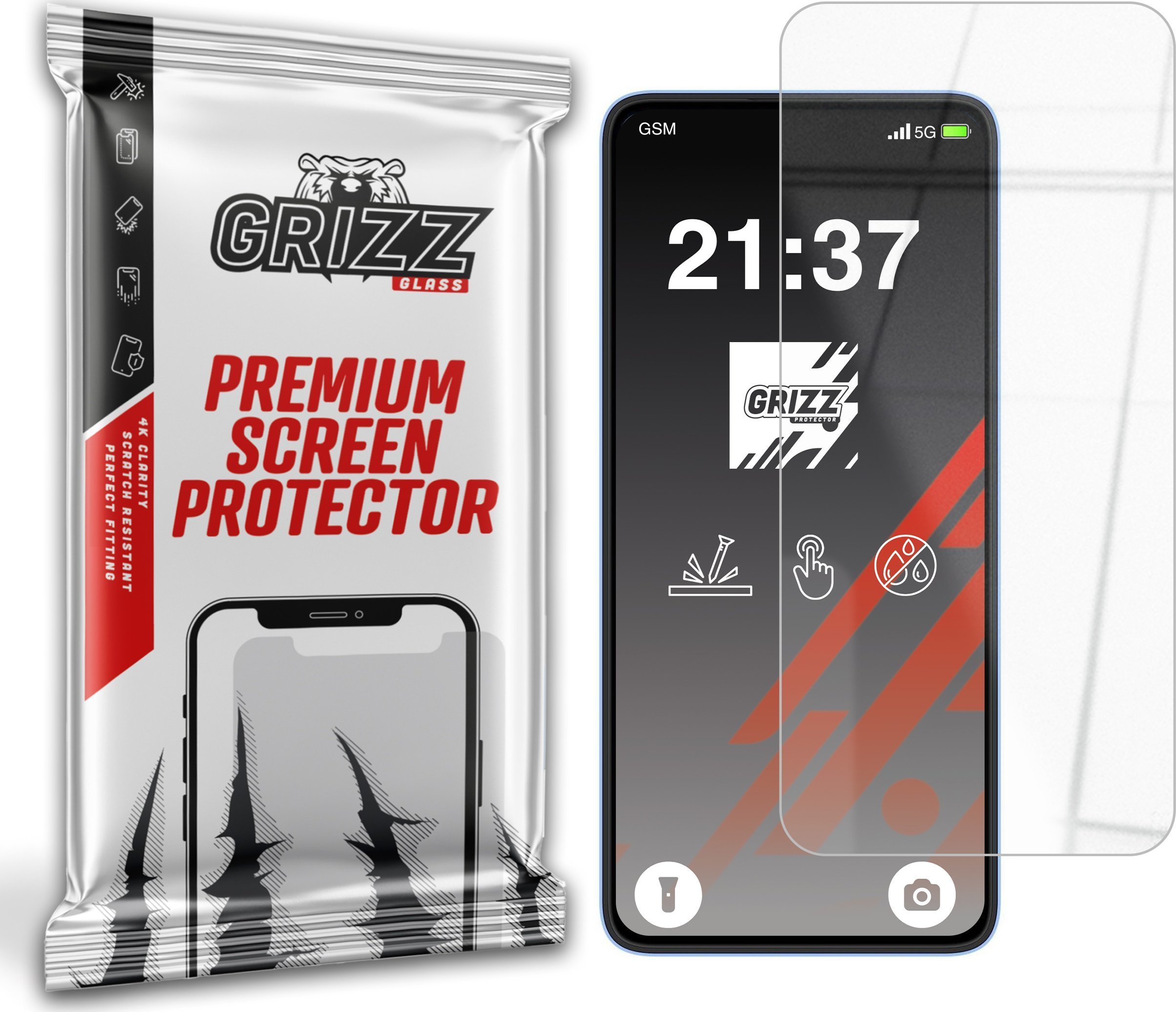 Szkło hybrydowe GrizzGlass HybridGlass do Meizu Note 21