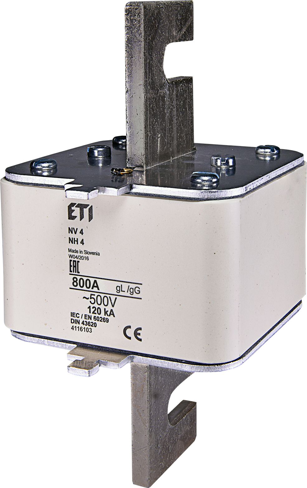 Eti-Polam Wkładka bezpiecznikowa NH4 800A gG 500V WT-4 (004116103)