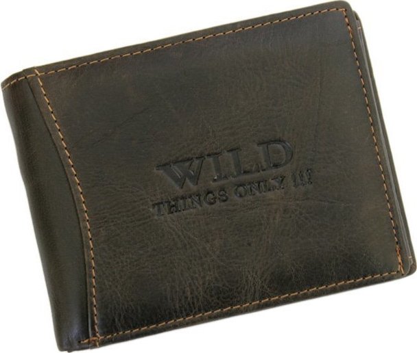 Wild Skórzany męski portfel Wild Things Only 5501 NoSize