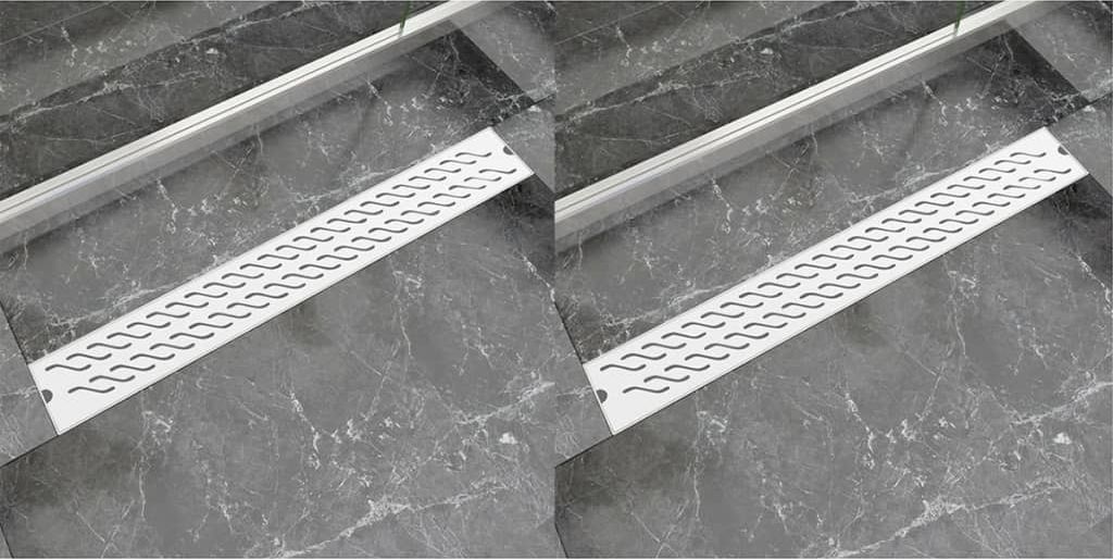 vidaXL Odpływ liniowy z rusztem (275962)