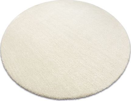 Dywany Łuszczów Nowoczesny dywan do prania LATIO 71351056 koło krem, koło 120 cm