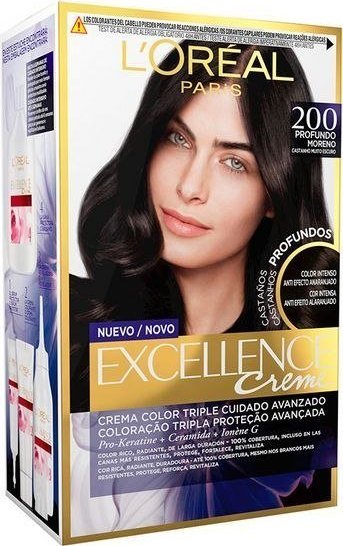 Loreal Trwała Koloryzacja Excellence Brunette L'Oreal Expert Professionnel - 200 - true darkest brown