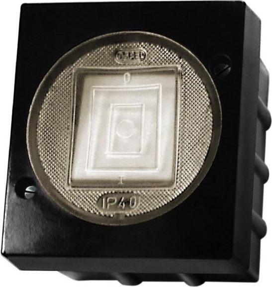 Ospel Łącznik świecznikowy Lambda podwójny hermetyczny czarny (ŁNH-2LC/25)