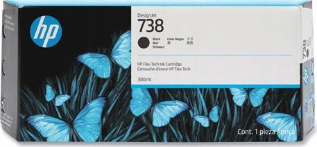Tusz HP HP Atrament/HP 738 300-ml BLK DesignJet Ink