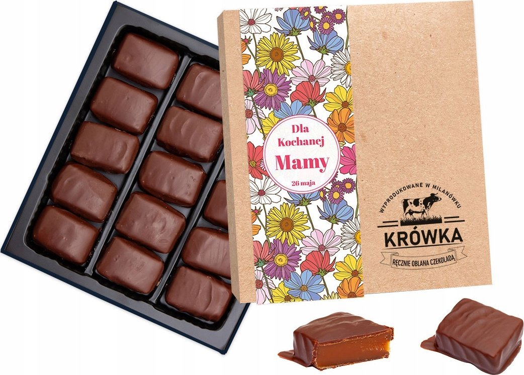 B&B Słodycze z Pomysłem Bombonierka krówki w czekoladzie Dzień Mamy nr 2