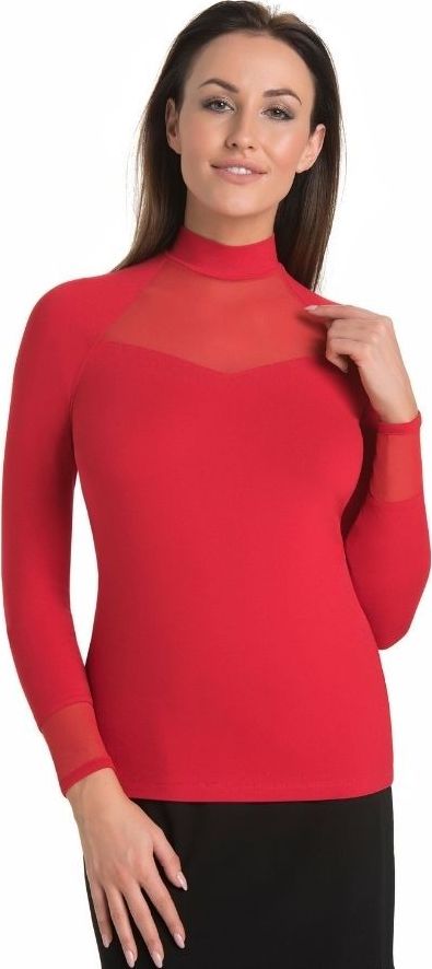 Teyli Golf damski z wiskozy Mila czerwony L Czerwony