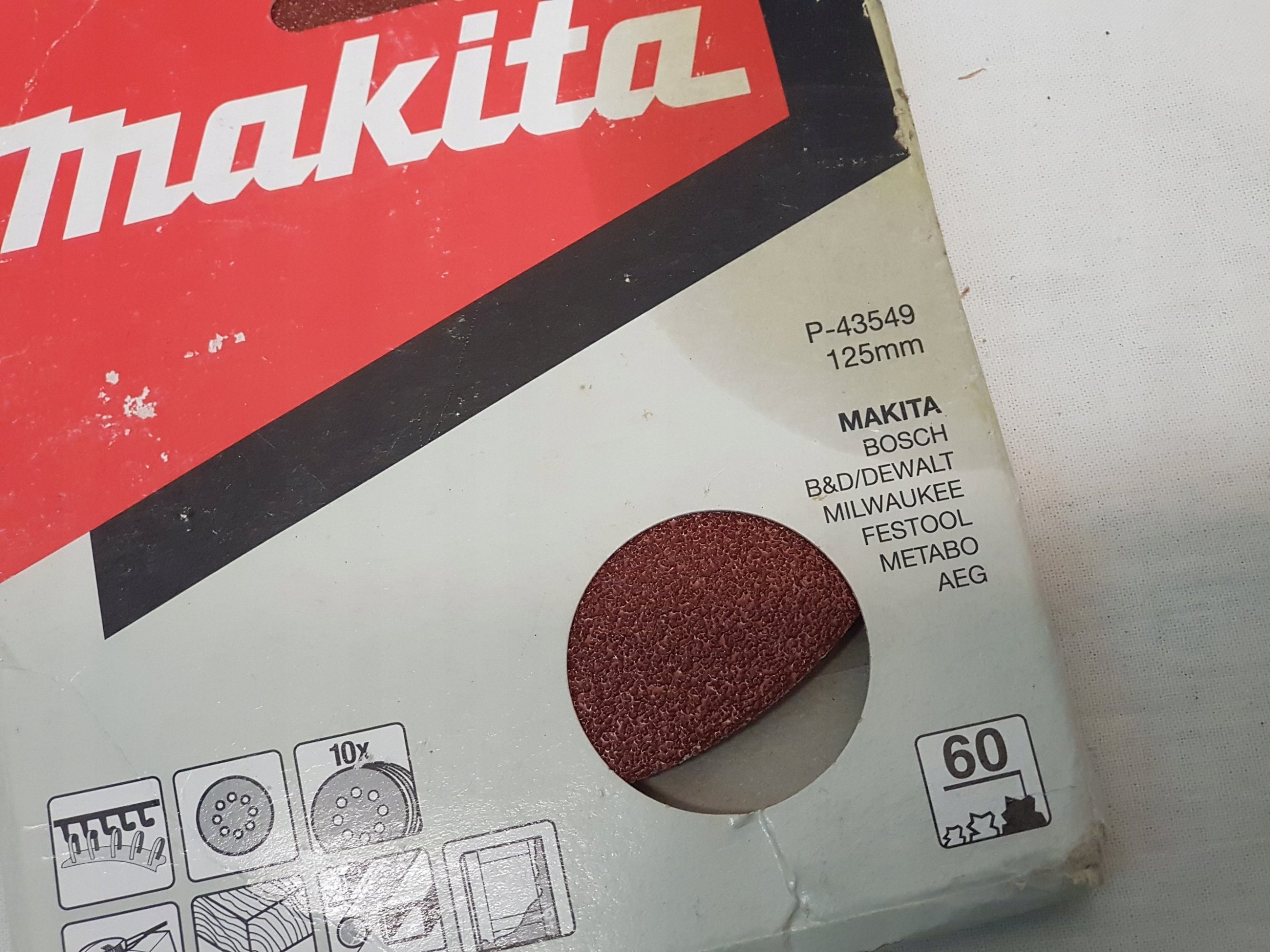 Makita Makita sandpaper 125mm K60 - P-43549