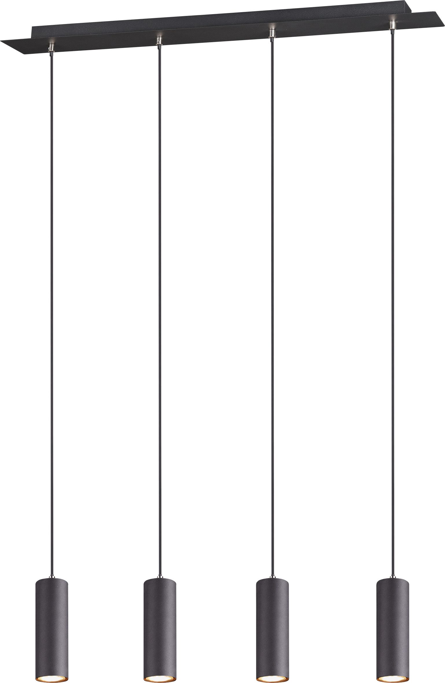 Lampa wisząca Trio Lampa sufitowa czarna nowoczesna Trio MARLEY 312400432