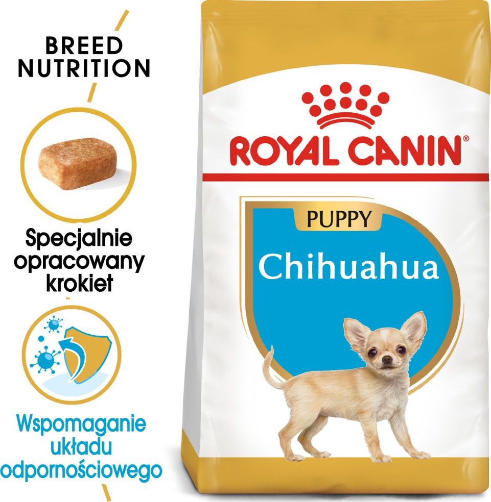 Royal Canin Chihuahua Puppy karma sucha dla szczeniąt do 10 miesiąca, rasy chihuahua, 1,5 kg (3X500 g)