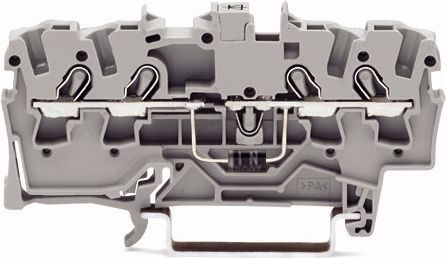 Wago Złączka szynowa diodowa 4-przewodowa szara (2004-1411/1000-401)
