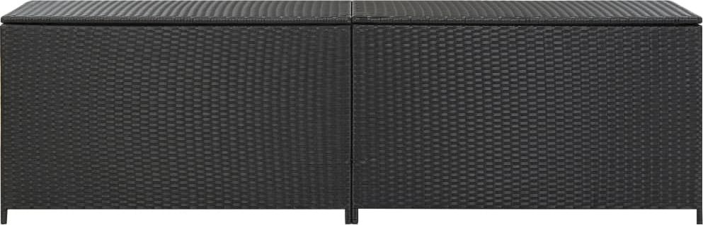 Skrzynia ogrodowa vidaXL 200x50x60 cm Czarny