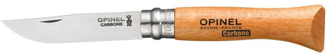 Brzytwa Opinel N6 Stal węglowa drewno bukowe 7 cm