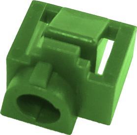 Alantec Blokada gniazda RJ45 przed nieautoryzowanym wpięciem, kolor zielony (WT-BG-04)