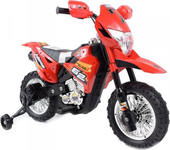 Super-Toys NAJNOWSZY MOTOR CROSSOWY FORCE II, ŚWIATŁA, DŹWIĘKI,DŻWIĘKI POLICYJNE/BDM0912 uniwersalny