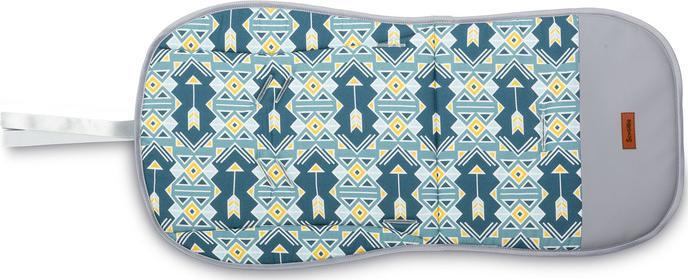 WKŁADKA DO WÓZKA VELVET GRANATOWY ORNAMENT 20754 / 4445