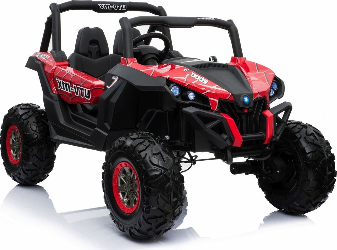 Super-Toys MEGA AUTO BUGGI 4X4 , PANEL , MIĘKKIE KOŁA EVA, MIĘKKIE SIEDZENIE FULL OPCJA 2X 12V, LAKIER/XMX603