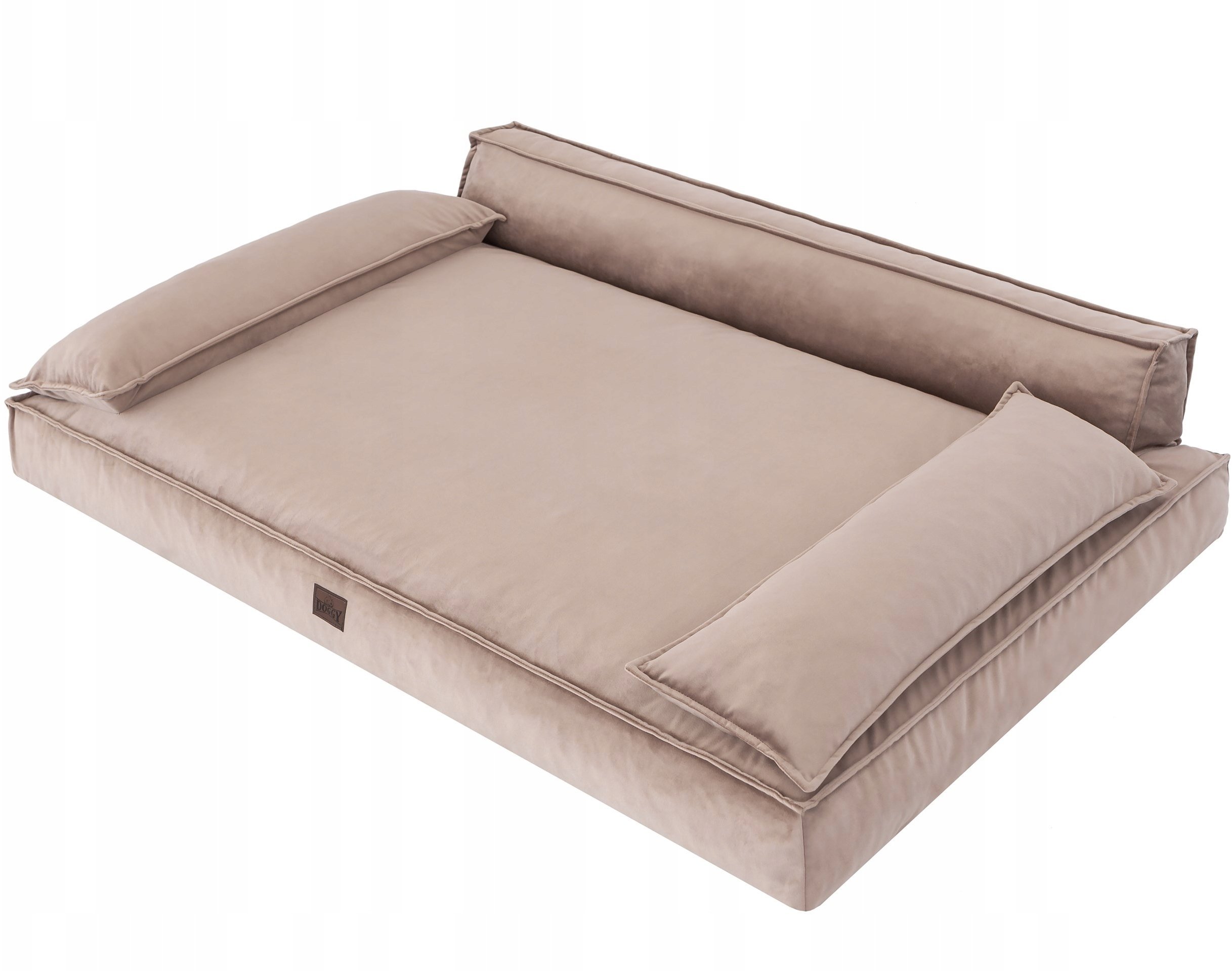 DOGGY XXL LEGOWISKO CHAMPION beżowy VELVET