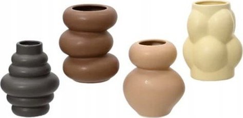 Kaemingk Wazon dekoracyjny porcelanowy 12x9,5x9,5 cm