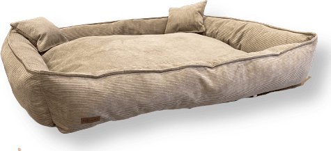 DogStuffs DogStuffs Legowisko sztruksowe dla psa Brązowy Luksus 110x90