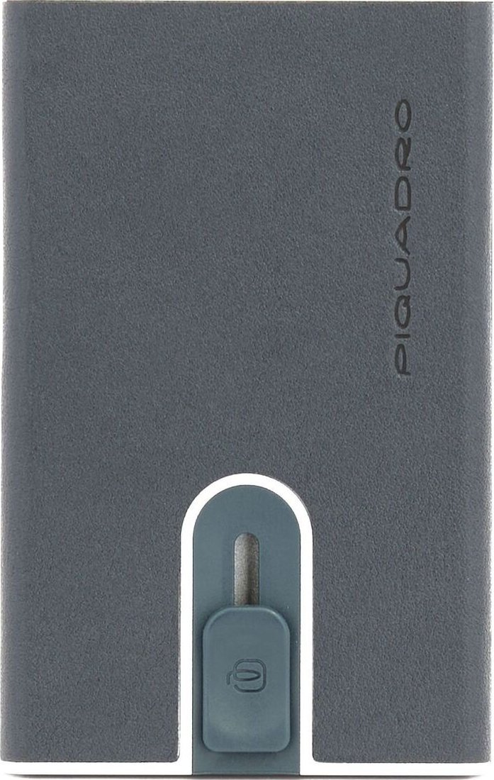 Piquadro Piquadro, Black Square, Leather, Wallet, Square Sliding System with Compact for Banknotes, PP4891B3RBLU4, Blue, For Men For Men