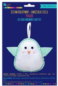 DP Craft Zestaw kreatywny Zawieszka z filcu: Ptaszek KSFI-089