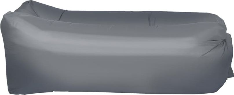 Happy People Dmuchane siedzisko Lounger To Go 2.0, szare, 100 kg