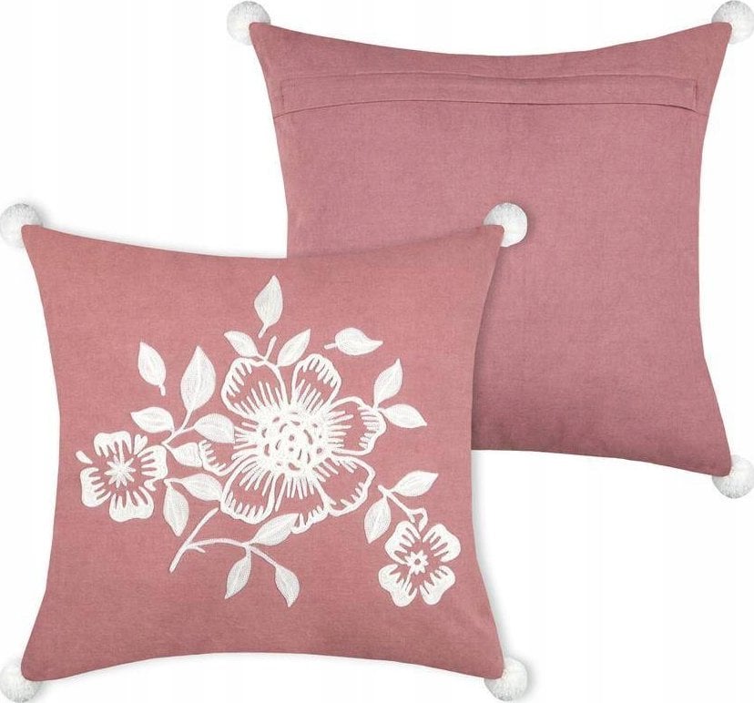 Poduszka dekoracyjna MAGNOLIA, bawełniana, 45 x 45 cm