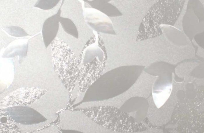 Statyczna folia okienna 90x150 Fantazyjne liście