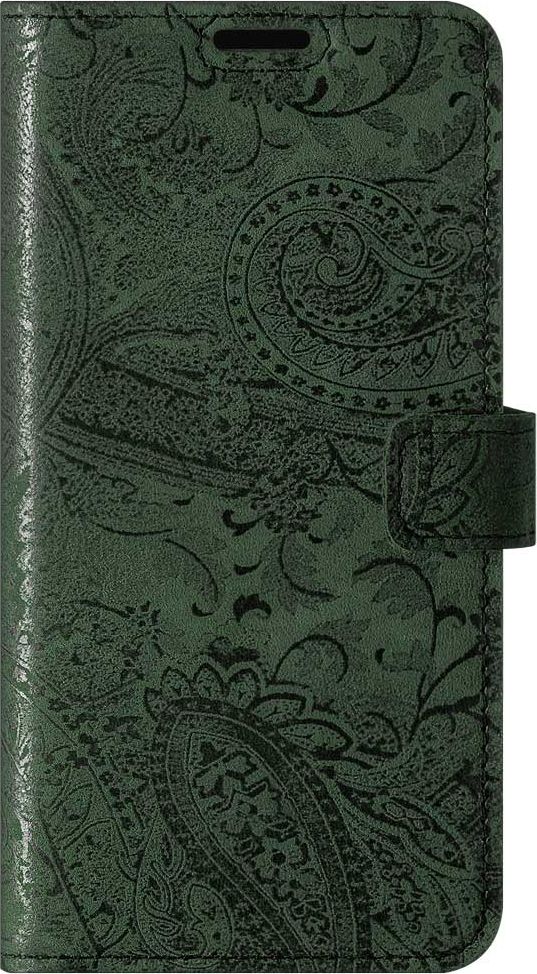 Surazo Wallet case RFID Premium - Ornament Zielony Xiaomi Mi 10T Pro 5G / Mi 10T 5G