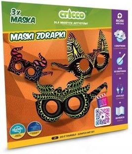 Cricco Zestaw zrób to sam - Maski zdrapki wzór A (299359)