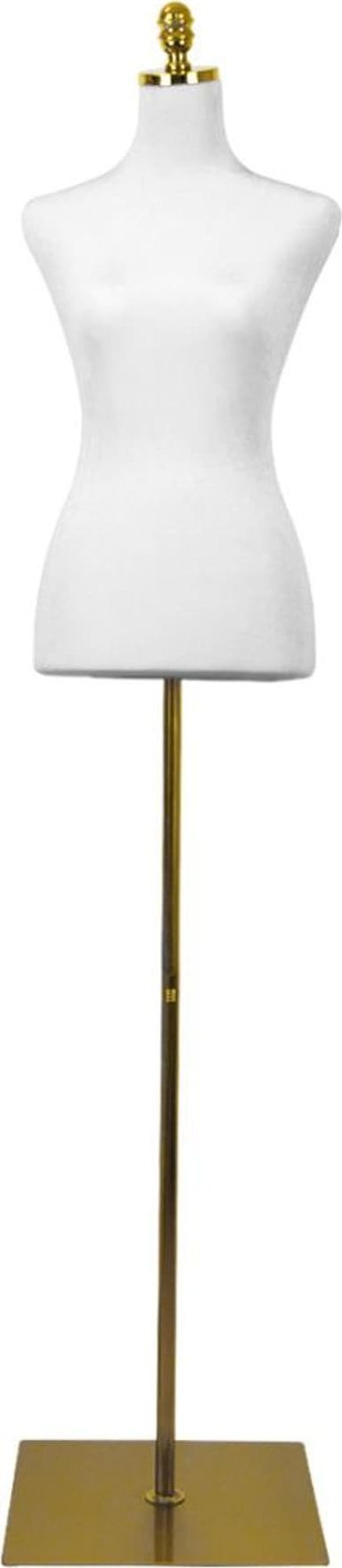 Bituxx Biały Manekin Krawiecki tors ozdoba do sklepu witryn Regulacja wysokości