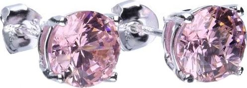 Lovrin Srebrne kolczyki 925 okrągłe cyrkonie 1,86g