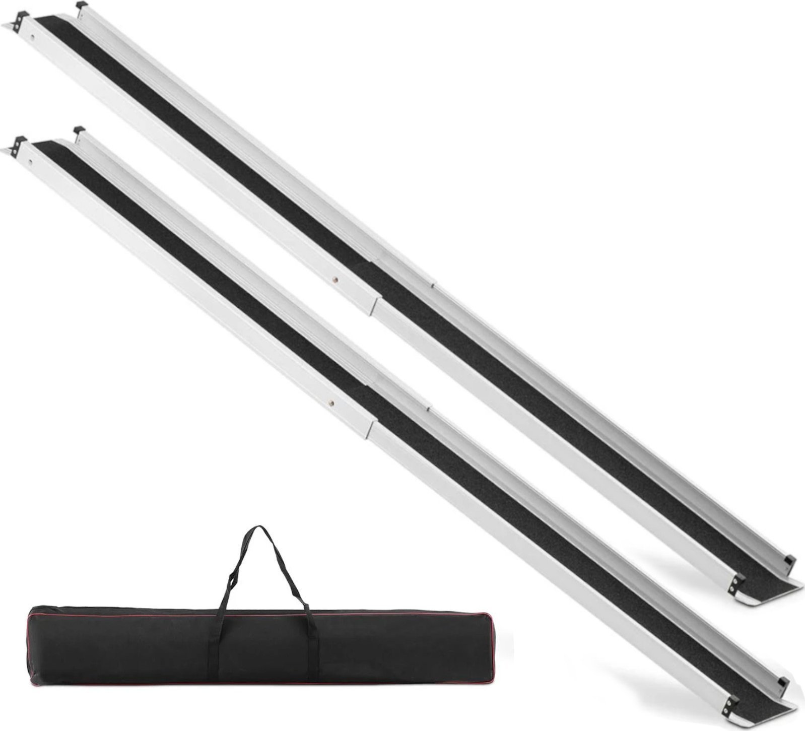 MSW Rampa najazdowa szyny podjazdowe przenośne składane 120 x 19 cm - 2 szt. Rampa najazdowa szyny podjazdowe przenośne składane 120 x 19 cm - 2 szt.