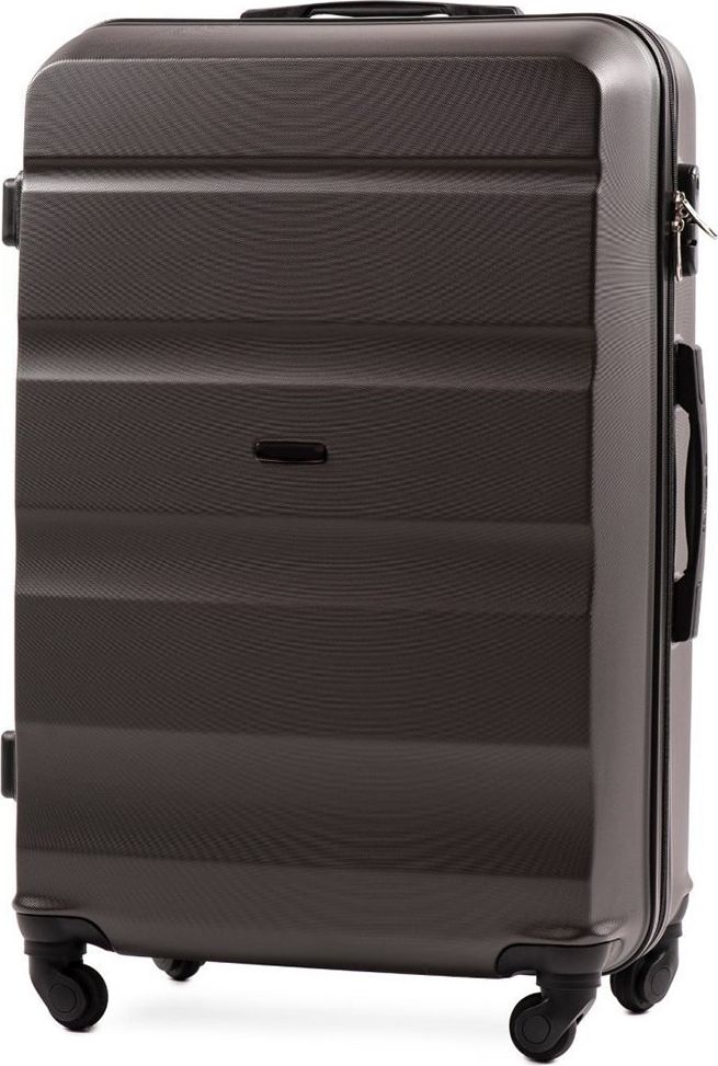 Kemer Duża walizka KEMER AT01 L Szara uniwersalny