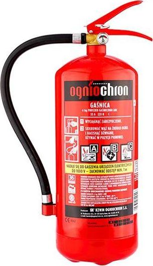 Carmotion Gaśnica proszkowa ABC 6kg z manometrem