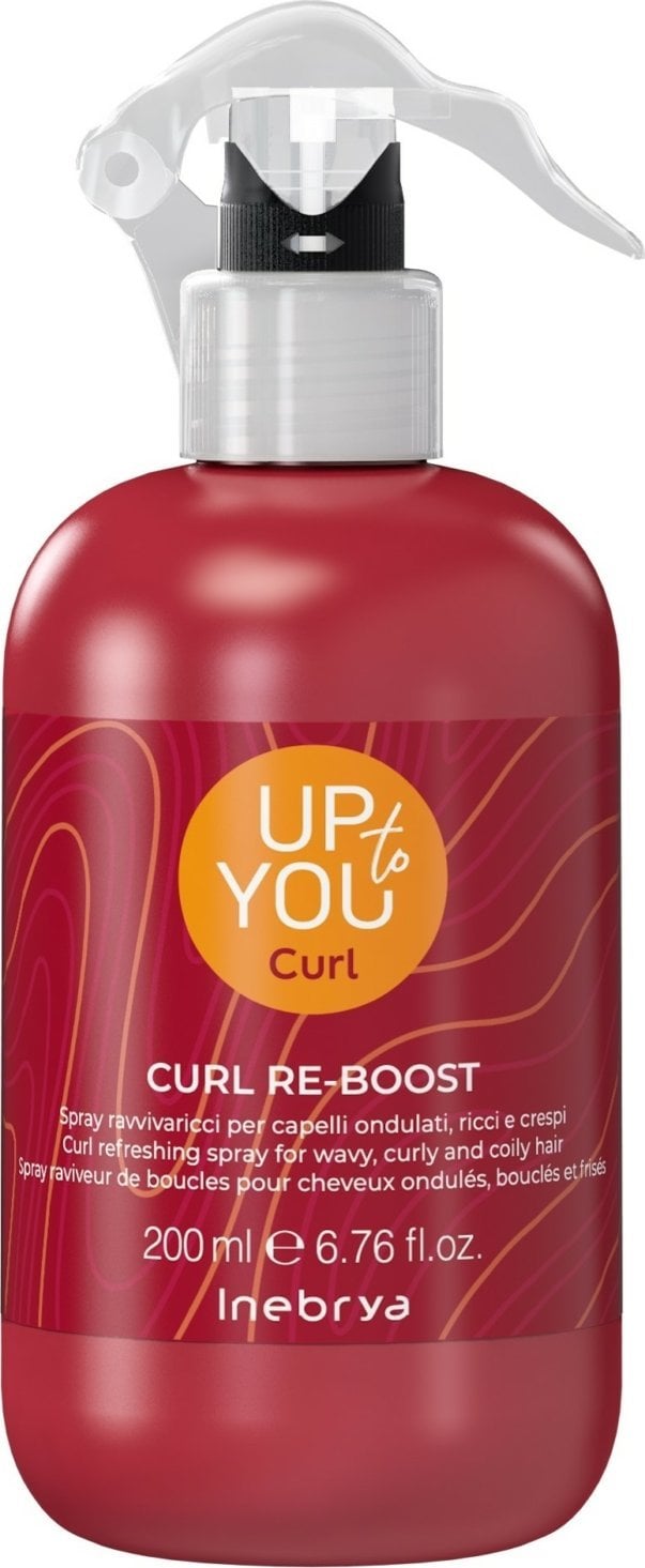INEBRYA_Up To You Curl Re-Boost odświeżający spray do włosów kręconych i falowanych 200ml