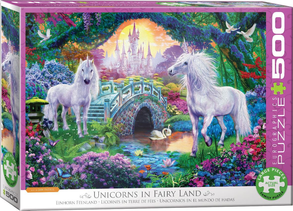 Eurographics PUZZLE 500 UNICORN FAIRY LAND 6500-5363