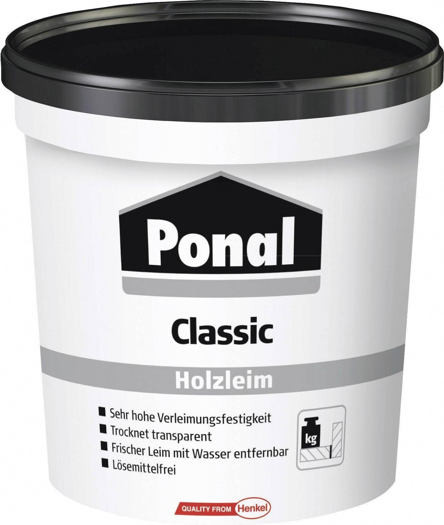 Pistolet do kleju Dell Ponal Holzleim Classic, Dose mit 760g, 9H PN12N