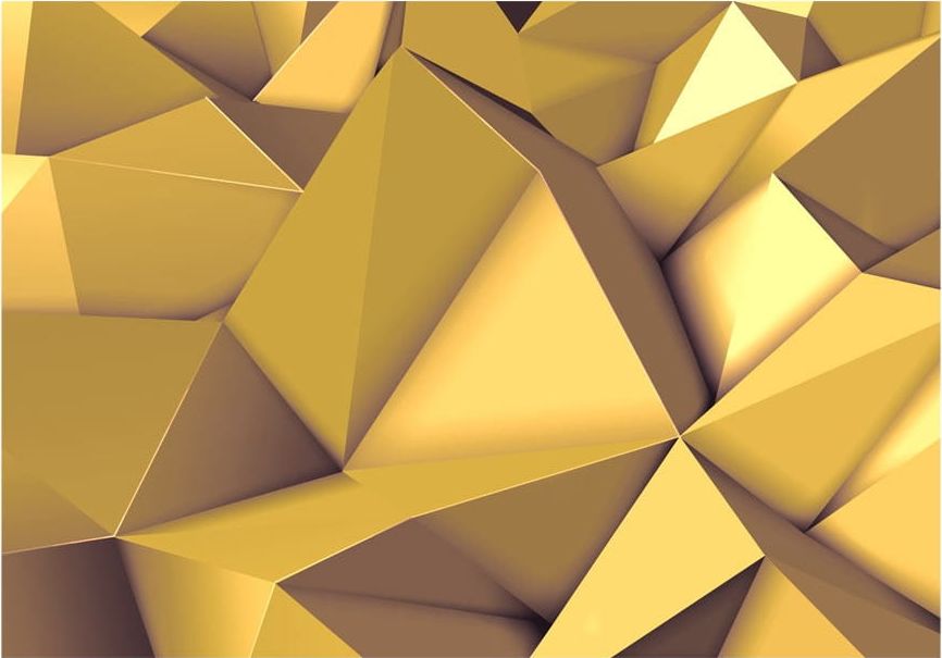 DecoNest Fototapeta - Stare złoto - 200X140