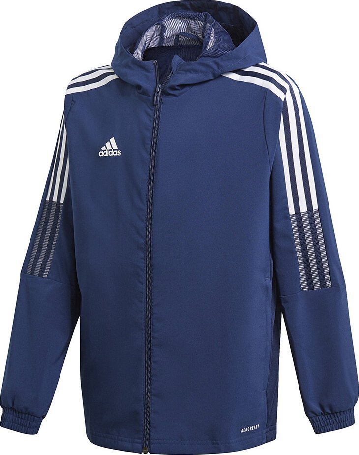 Adidas Kurtka dla dzieci adidas Tiro 21 Windbreaker granatowa GP4974 152cm